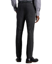 Kenneth Cole Reaction Mens Slim fit Dress Pants 38 / 32 Charcoal Grey Plaid