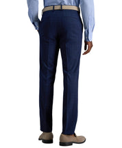 Kenneth Cole Mens Slim fit Dress Pants 31 / 30 Navy Blue Plaid