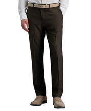 Kenneth Cole Mens Slim fit Dress Pants 33 / 30 Brown Solid