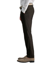 Kenneth Cole Mens Slim fit Dress Pants 33 / 30 Brown Solid