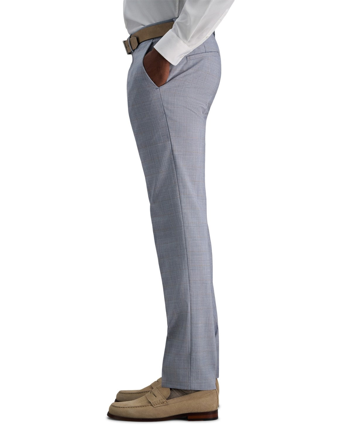 Kenneth Cole Reaction Mens Slim fit Dress Pants 34 / 29 Light Blue Solid