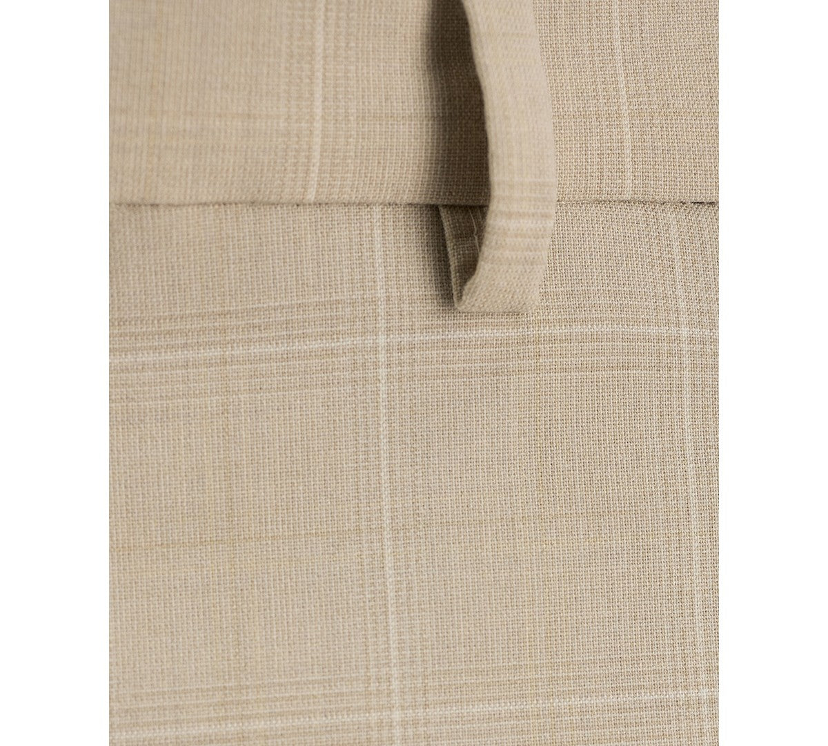 Kenneth Cole Mens Slim fit Dress Pants 33 / 30 Beige Tan Plaid