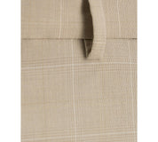 Kenneth Cole Mens Slim fit Dress Pants 33 / 30 Beige Tan Plaid