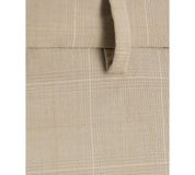 Kenneth Cole Mens Slim fit Dress Pants 34 / 29 Beige Tan Plaid