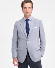 Nautica Mens Modern fit Sport Coat Blazer 48 R Light Gray Solid