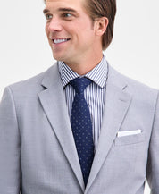 Nautica Mens Modern fit Sport Coat Blazer 48 R Light Gray Solid