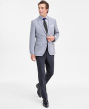 Nautica Mens Modern fit Sport Coat Blazer 48 R Light Gray Solid