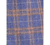 Nautica Mens Modern Linen Cotton Sport Coat Blazer 50 R Blue Brown Windowpane