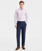 Nautica Mens Modern fit Linen  Cotton 2 Piece Suit 42 R Pants 38 / 32 Blue Solid