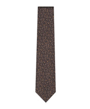 Tommy Hilfiger Mens Harmony Floral Neck Tie Brown