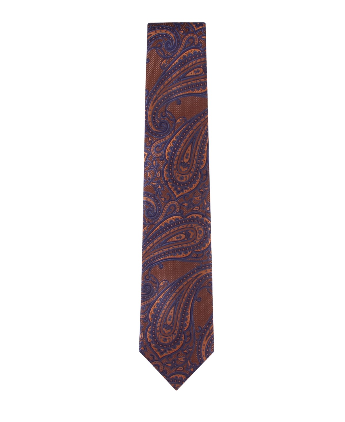 Tommy Hilfiger Mens Gemma Paisley Neck Tie Rust