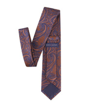 Tommy Hilfiger Mens Gemma Paisley Neck Tie Rust