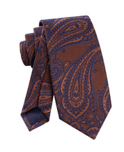 Tommy Hilfiger Mens Gemma Paisley Neck Tie Rust