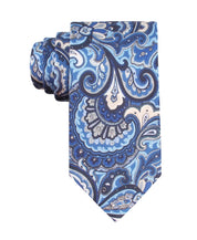 Tommy Hilfiger Mens Paisley Print Neck Tie Navy