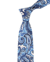 Tommy Hilfiger Mens Paisley Print Neck Tie Navy