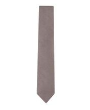 Calvin Klein Mens Silky Solid Neck Tie Gray