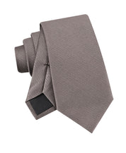 Calvin Klein Mens Silky Solid Neck Tie Gray