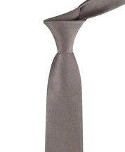 Calvin Klein Mens Silky Solid Neck Tie Gray