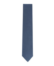 Calvin Klein Mens Silky Solid Neck Tie Slate Blue
