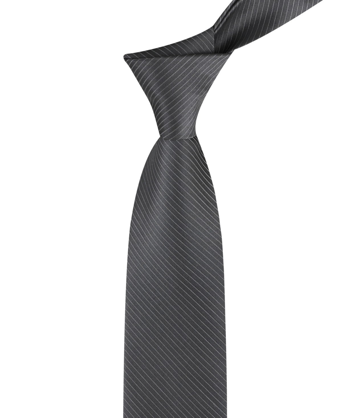 Calvin Klein Mens Kiara Pin Stripe Neck Tie DARK Gray
