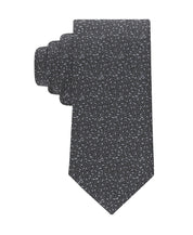 Calvin Klein Mens Madison Botanical Neck Tie Charcoal