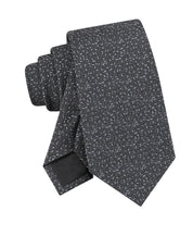 Calvin Klein Mens Madison Botanical Neck Tie Charcoal