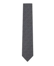 Calvin Klein Mens Madison Botanical Neck Tie Charcoal