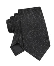 Calvin Klein Mens Jean Floral Pattern Neck Tie Black
