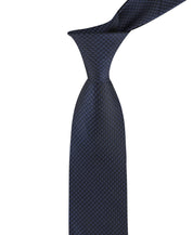 Calvin Klein Mens Bradford Micro Solid Neck Tie Navy