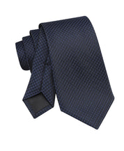 Calvin Klein Mens Bradford Micro Solid Neck Tie Navy