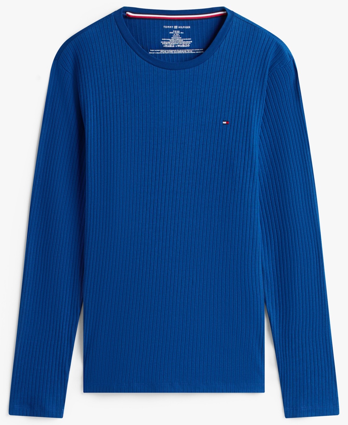 Tommy Hilfiger Mens Thermal Long Sleeve Pajama Shirt Atlantic Large