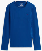 Tommy Hilfiger Mens Thermal Long Sleeve Pajama Shirt Atlantic Large