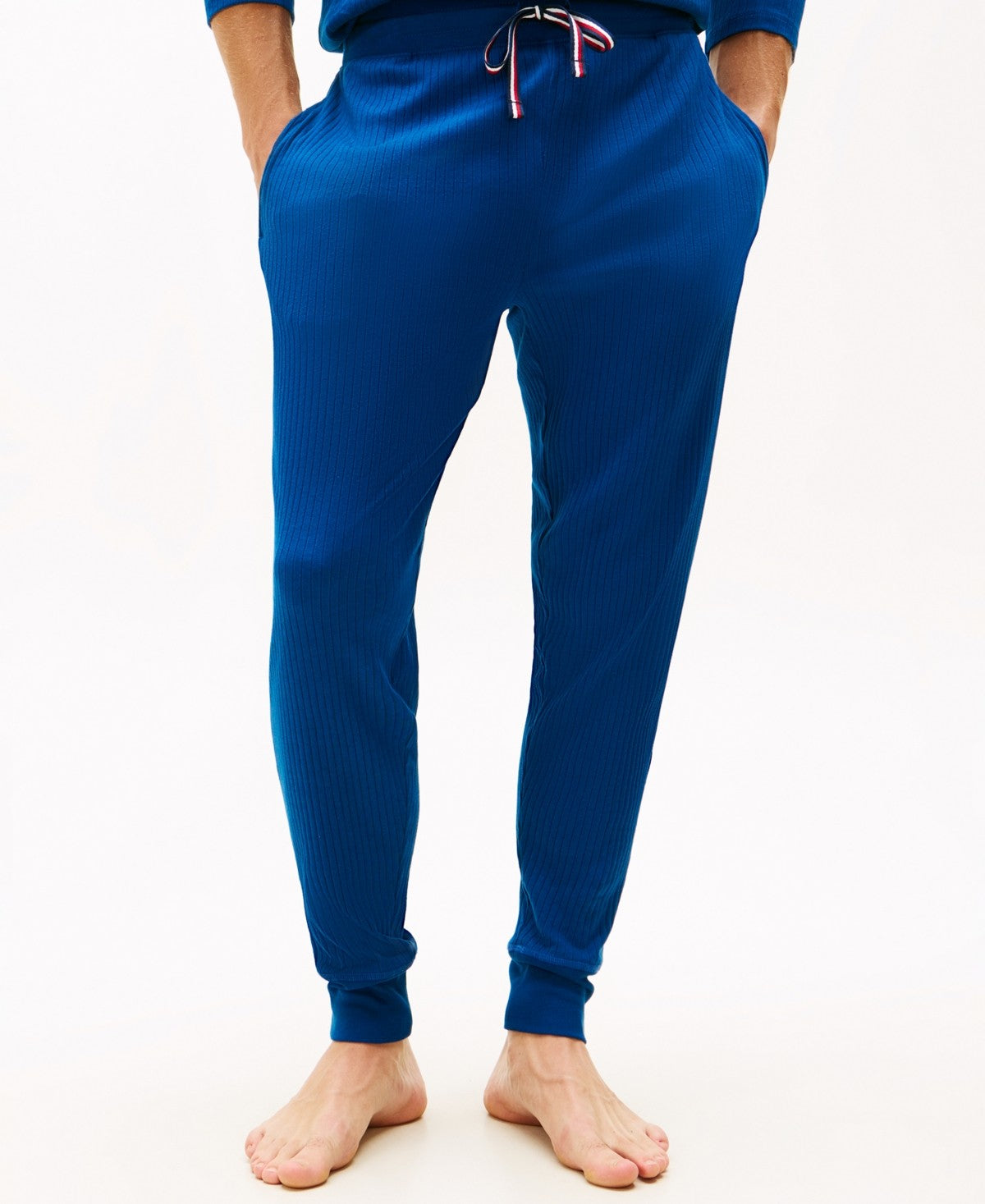 Tommy Hilfiger Mens Thermal Jogger Pajama Pants Atlantic Medium