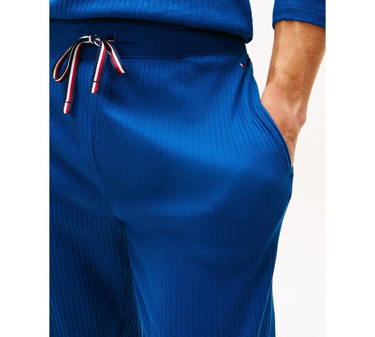 Tommy Hilfiger Mens Thermal Jogger Pajama Pants Atlantic Medium