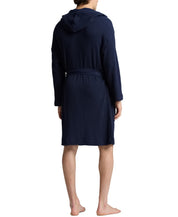 Polo Ralph Lauren Mens Thermal Hooded Robe Navy Small / Medium