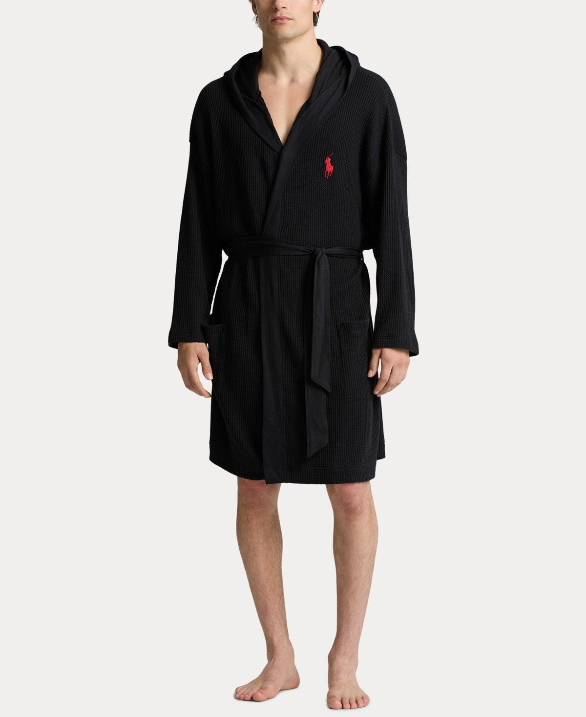 Polo Ralph Lauren Mens Long Robe Polo Black Small / Medium