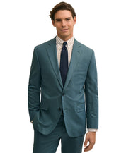 Brooks Brothers Mens Regular fit Suit Jacket Blazer 52 R Turquoise Blue Solid