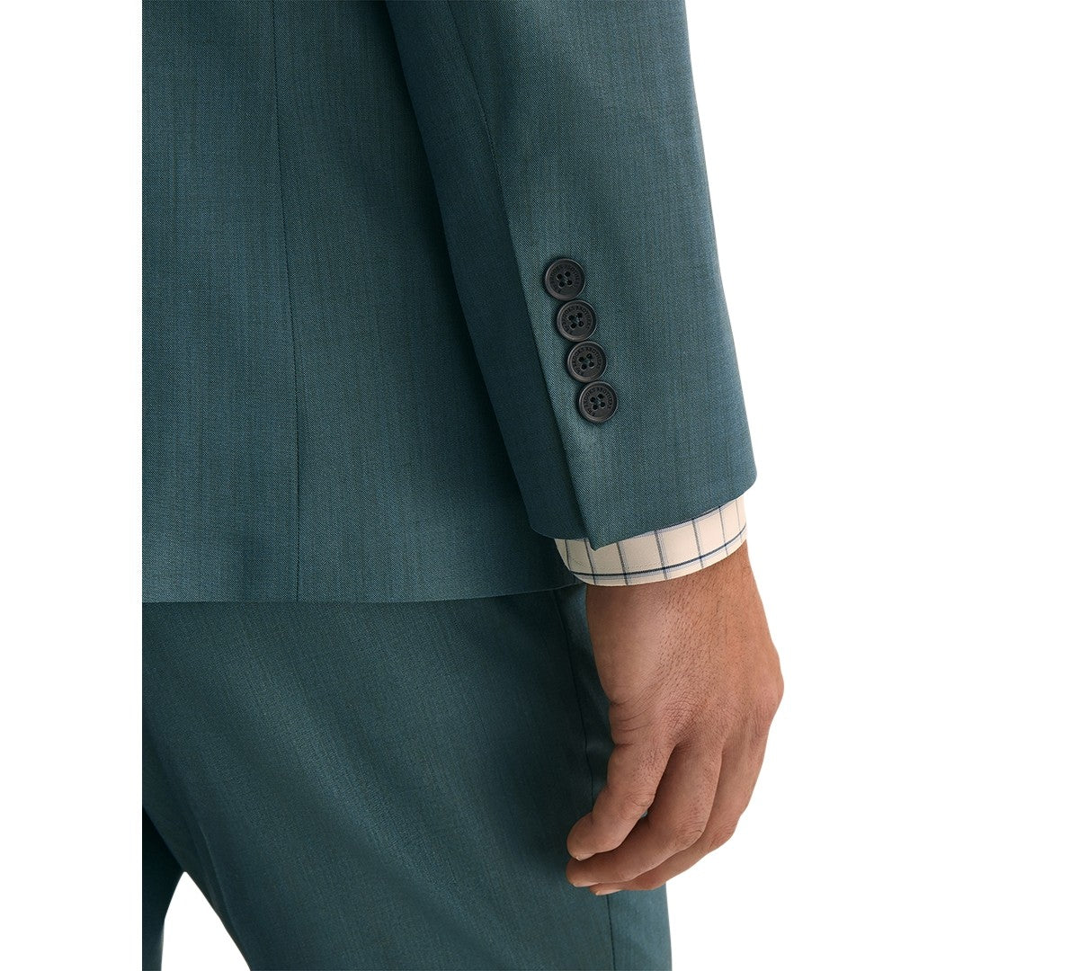 Brooks Brothers Mens Regular fit Suit Jacket Blazer 52 R Turquoise Blue Solid