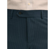 Brooks Brothers Mens Classic fit Wool Dress Pants 34 / 34 Blue Striped