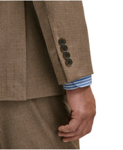 Brooks Brothers Mens Classic fit Suit Jacket Blazer 50 R Brown Tan Houndstooth