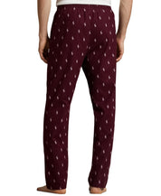 Polo Ralph Lauren Mens Flannel Print Pajama Pants Classic Wine Large
