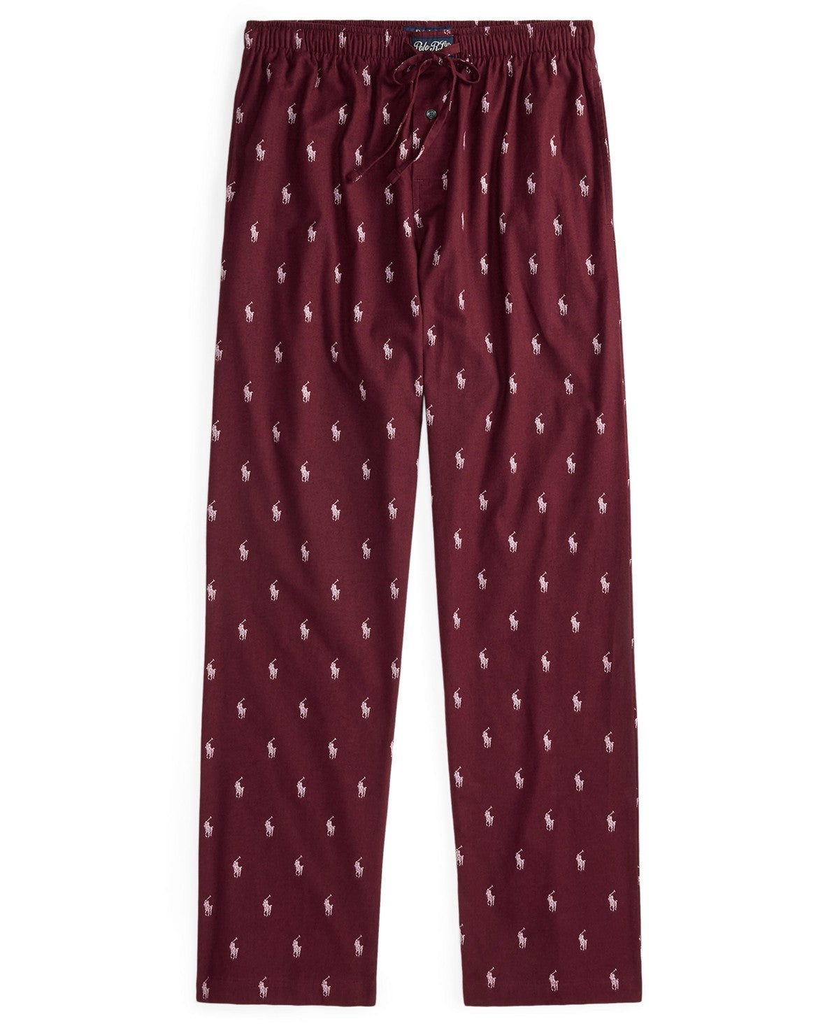 Polo Ralph Lauren Mens Flannel Print Pajama Pants Classic Wine XL