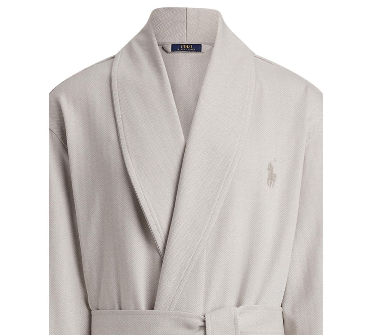 Polo Ralph Lauren Mens Robe Small / Medium DESERT gray herringbone