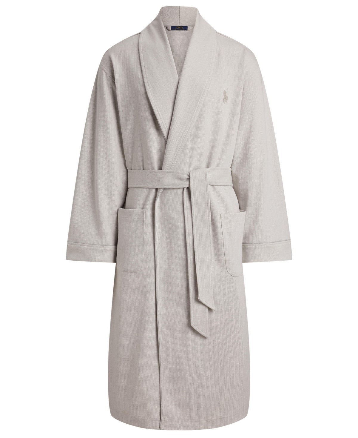 Polo Ralph Lauren Mens Robe DESERT GRAY HERRINGBONE Large / XL