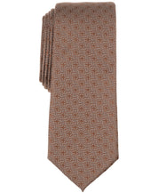 Alfani Mens Tundra Abstract Pattern Neck Tie Taupe