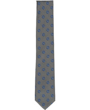Alfani Mens Lunar Dot Pattern Neck Tie Gray