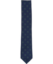 Alfani Mens Lunar Dot Pattern Neck Tie Navy