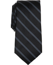 Michael Kors Mens Dakota Stripe Classic Neck Tie Black/Blue