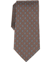 Michael Kors Mens Pindot Neat Pattern Neck Tie Brown