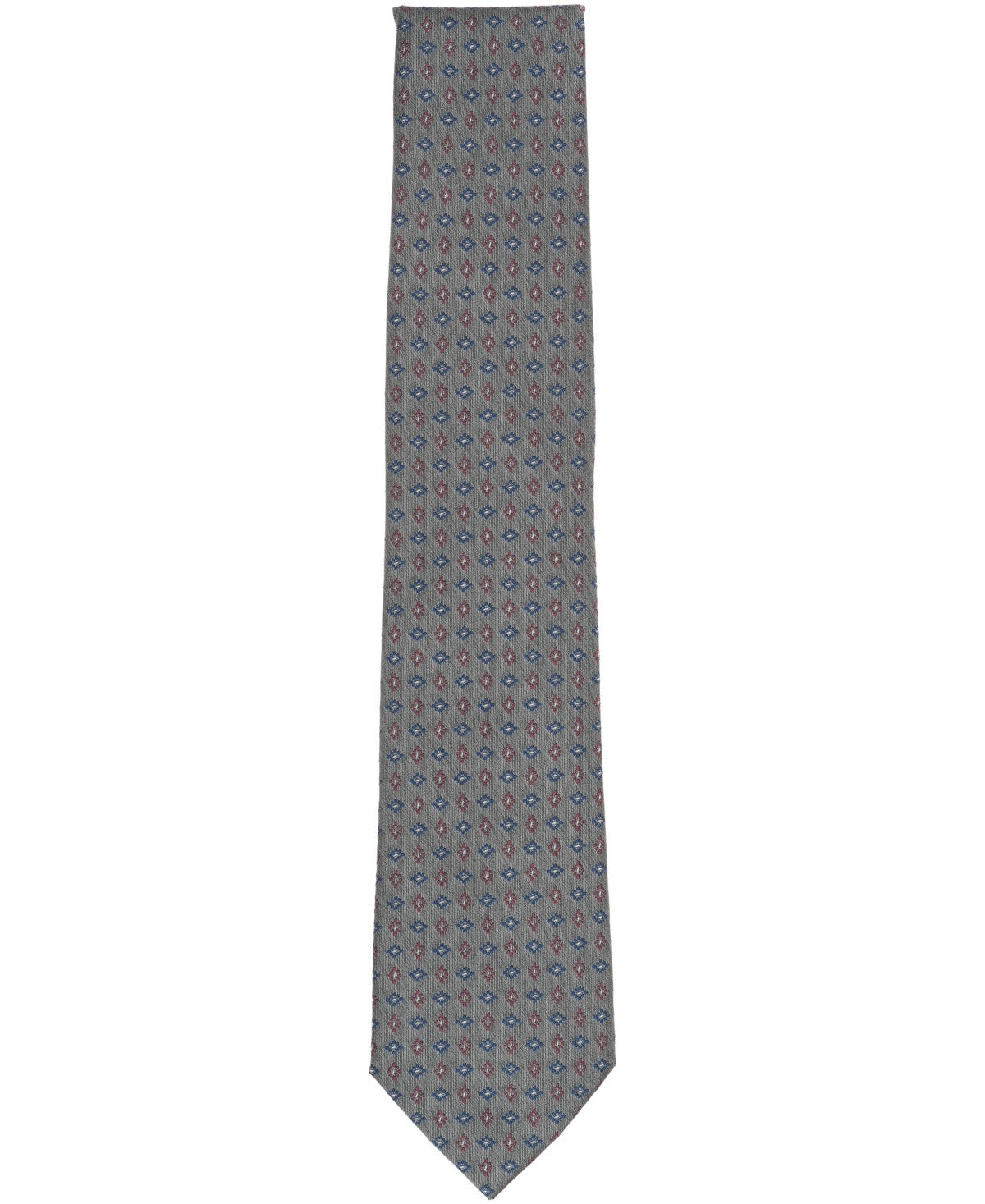 Michael Kors Mens Pindot Neat Pattern Neck Tie Charcoal